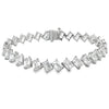 Lab Grown Diamond Tennis Bracelet 14KT White Gold