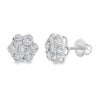 Pendientes de Diamantes Creados en Laboratorio de 1.50ct Plata de Ley