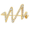 Natural .15ct Diamond Ring 14KT Yellow Gold
