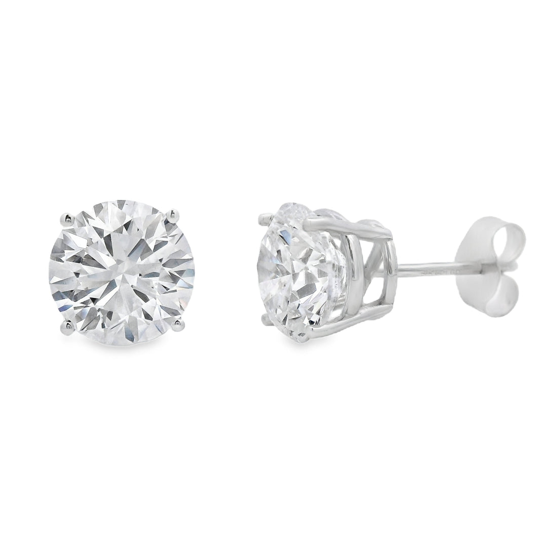 3.00ct Lab Grown Diamond Stud Earrings 14KT White Gold