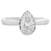 Genuine .75ct Lab Grown Diamond  10KT White Gold