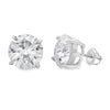 10.00ct Moissanite Stud Earrings Sterling Silver