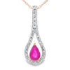 .48ct Ruby Diamond Fashion Pendants 10KT Yellow Gold