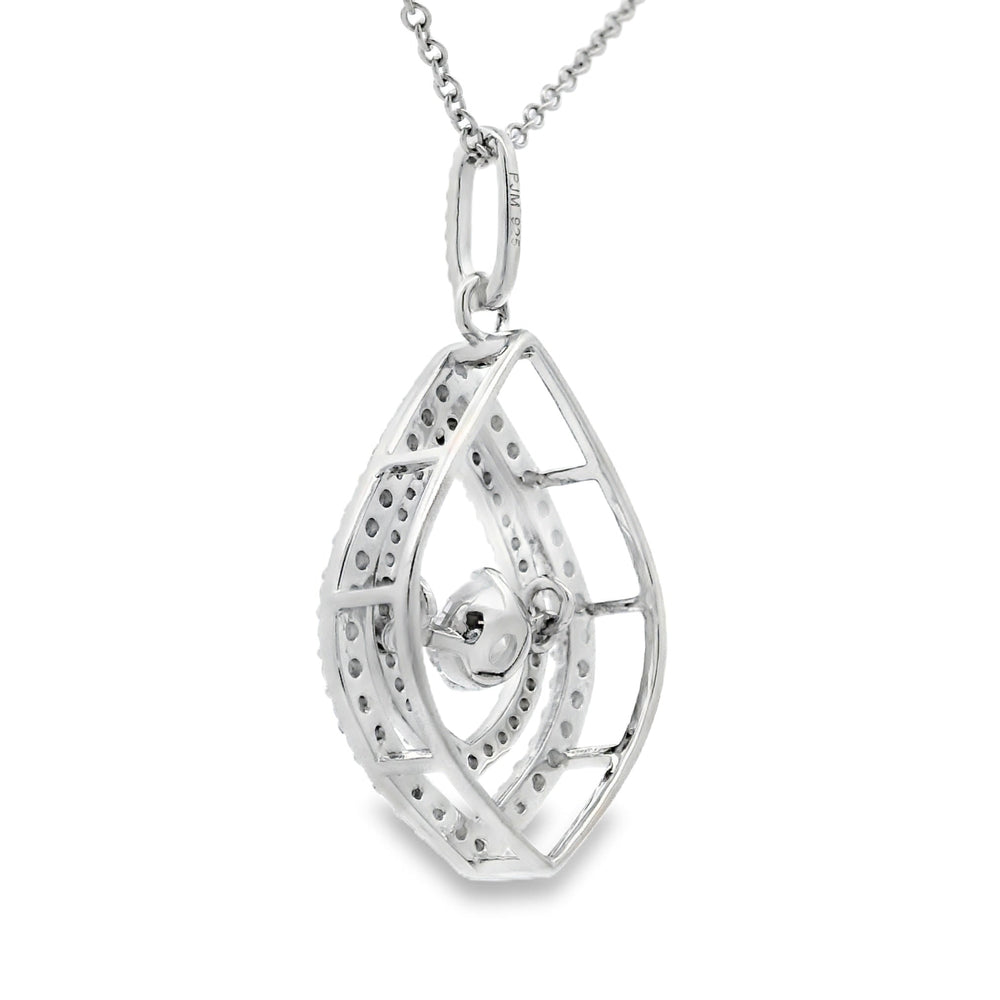 Natural Cubic Zirconia Fashion Pendants Sterling Silver