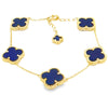 Genuine Lapis Lazuli Bracelet Sterling Silver