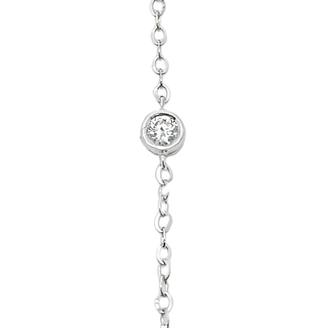 .38ct Lab Grown Diamond Bracelet 14KT White Gold