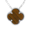 Genuine Tigereye Fashion Pendants Sterling Silver