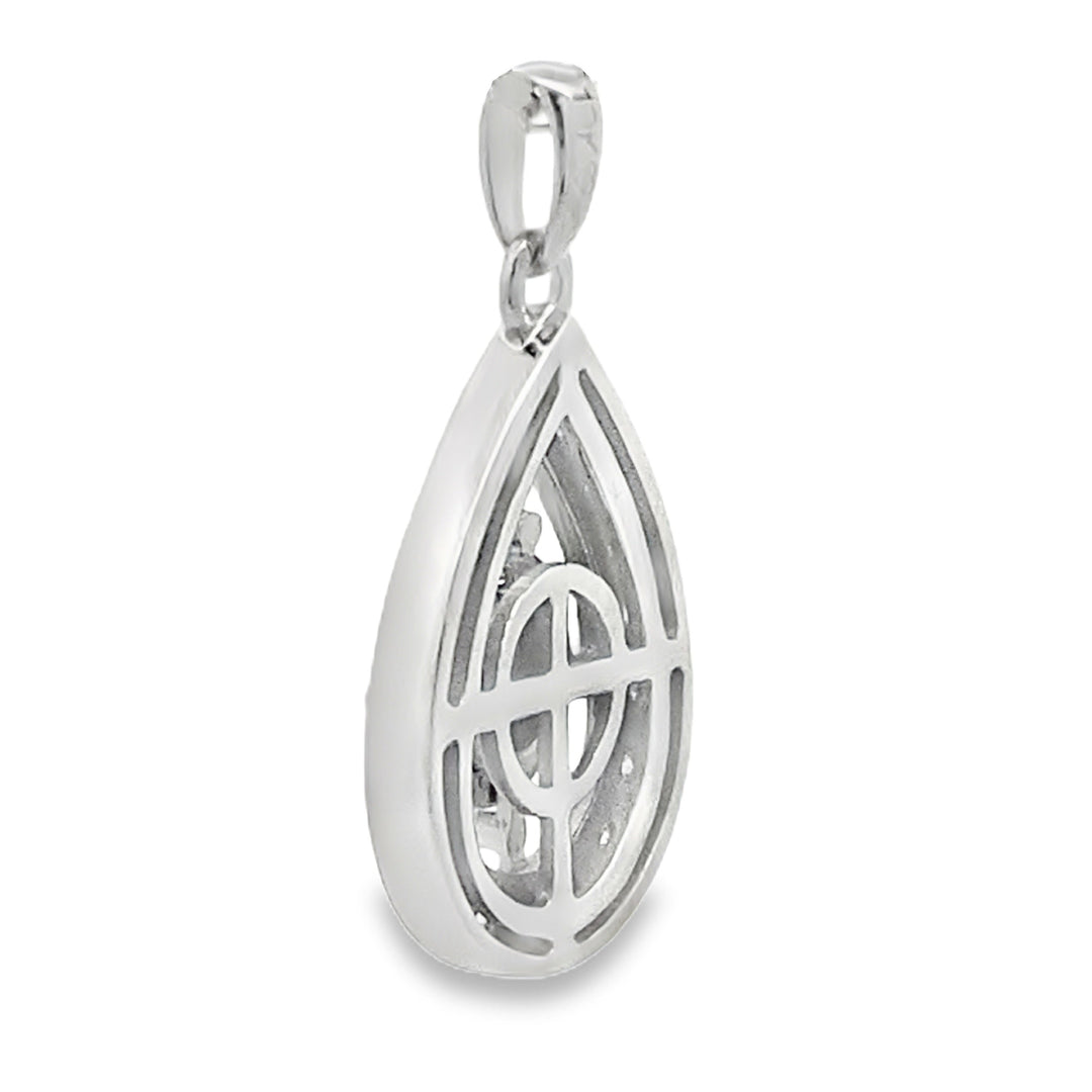 Genuine .25ct Diamond Fashion Pendants 10KT White Gold