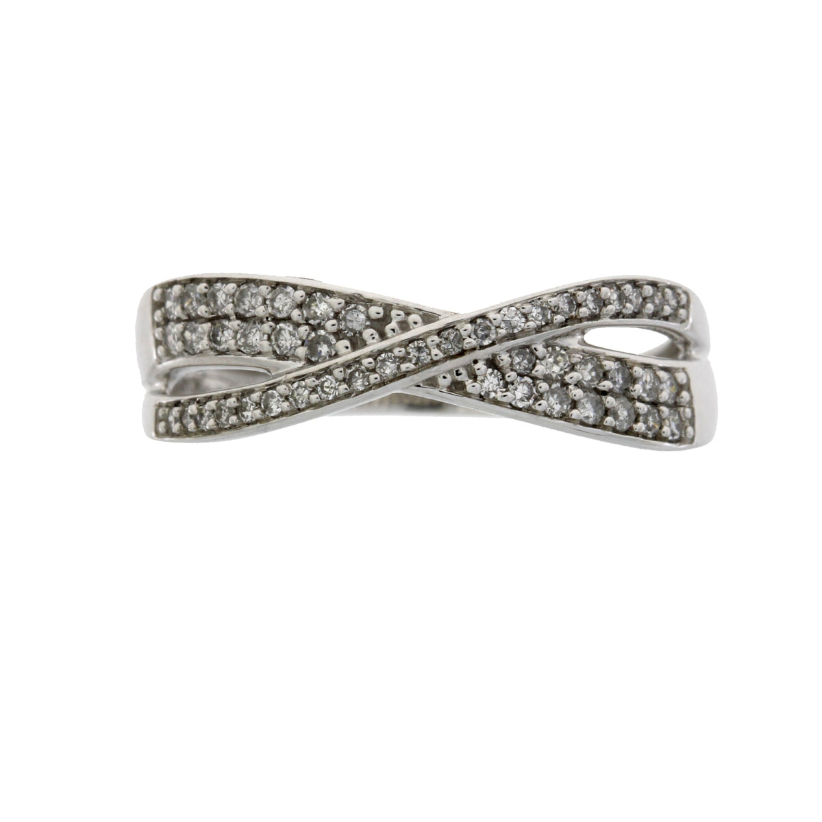 Natural .25ct Diamond Ring 10KT White Gold