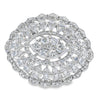 Genuine .85ct Diamond Ring 14KT White Gold