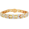 Lab Grown Diamond Tennis Bracelet 14KT Yellow Gold