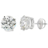 4.40ct Lab Grown Diamond Stud Earrings 14KT White Gold