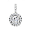 Lab Grown Diamond Fashion Pendants 10KT White Gold
