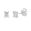 .50ct Lab Grown Diamond Stud Earrings Sterling Silver