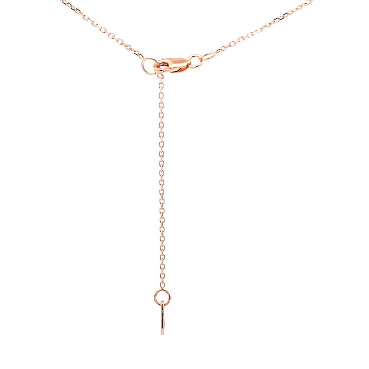 Colgantes de moda de rubí y diamantes de 0,73 ct en oro rosa de 10 kt