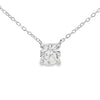 Colgante de Diamante Creado en Laboratorio de 1.00ct de Plata de Ley