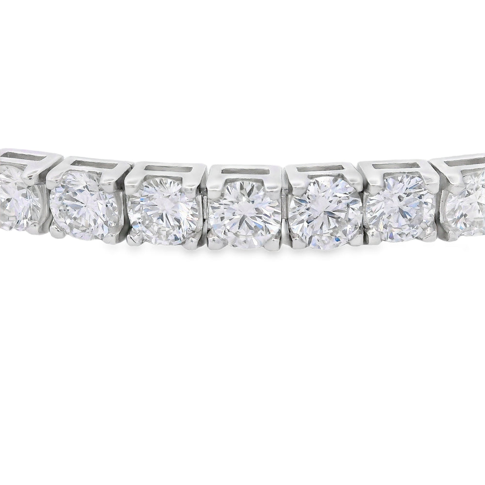 Lab Grown Diamond Tennis Bracelet Sterling Silver
