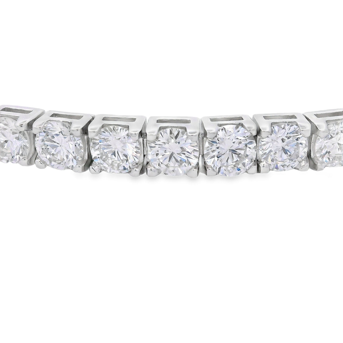 Lab Grown Diamond Tennis Bracelet Sterling Silver
