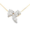 Lab Grown Diamond Fashion Pendants 14KT Yellow Gold