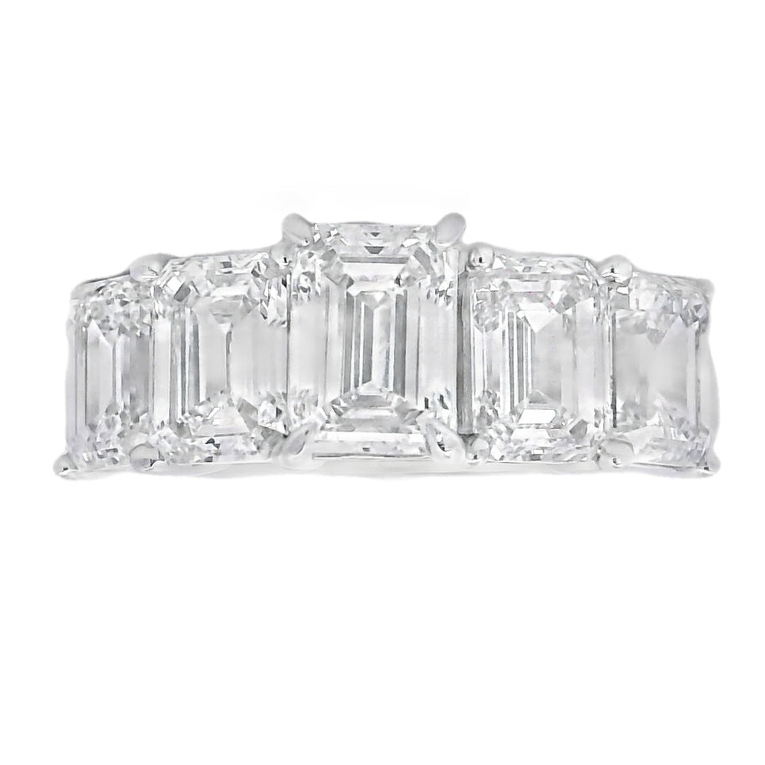 4.00ct Lab Grown Diamond Eng Only 14KT White Gold