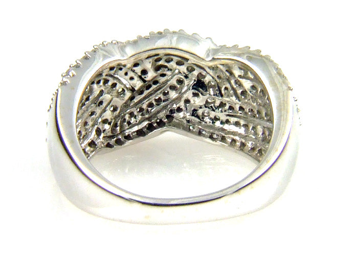 Natural 1.00ct Diamond Ring 10KT White Gold