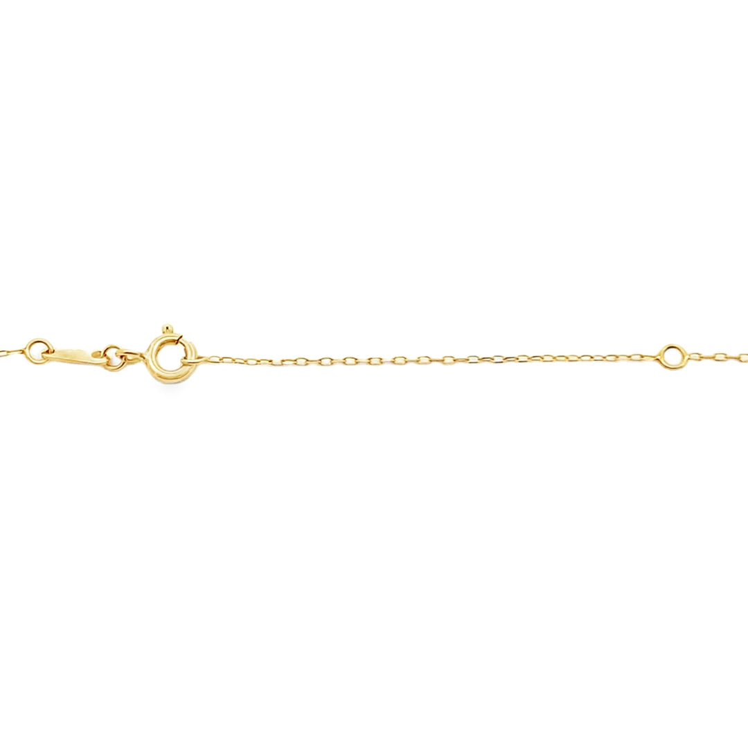 Sapphire Diamond Fashion Pendants 10KT Yellow Gold