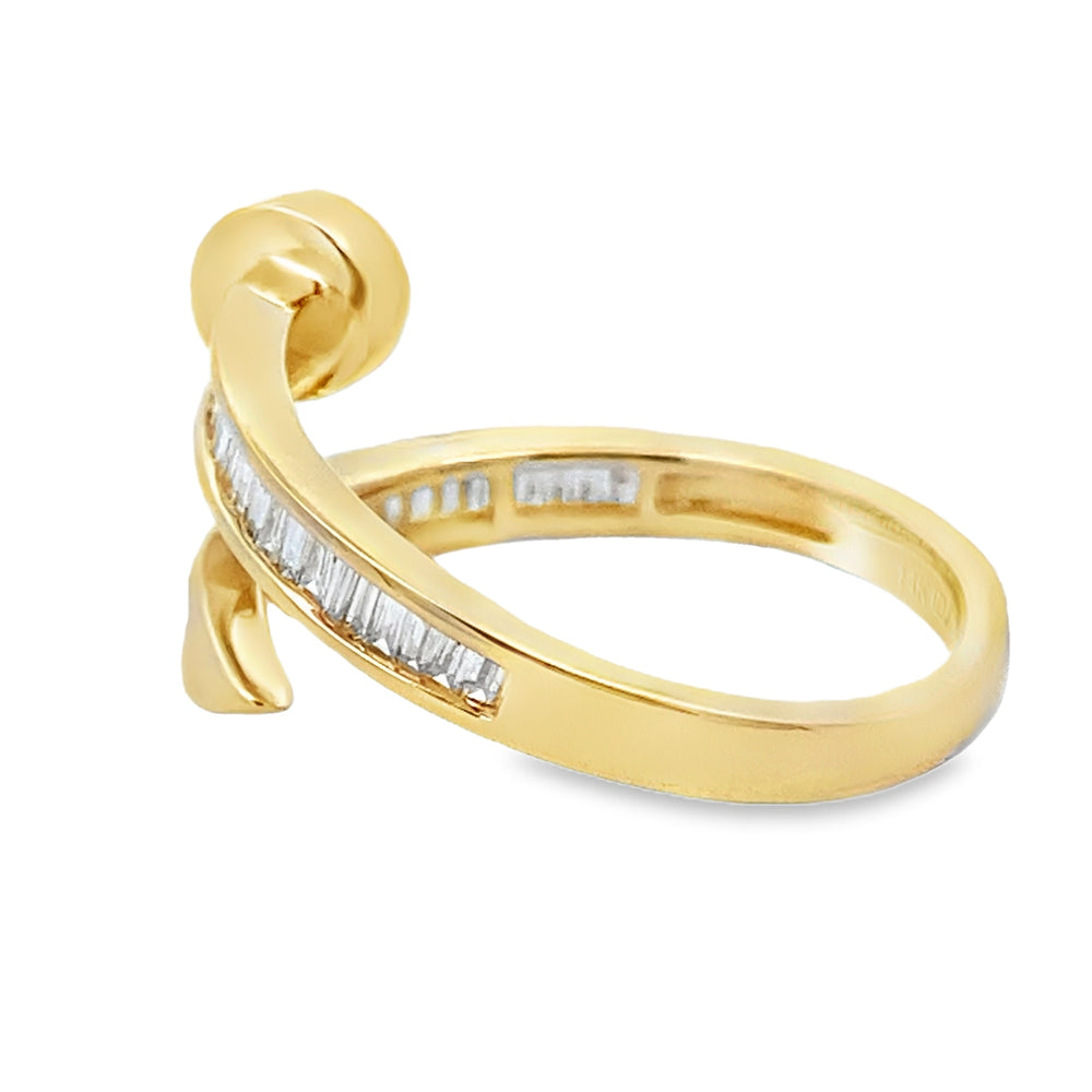 Genuine .35ct Diamond Ring 14KT Yellow Gold