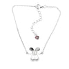 Pulsera de circonita cúbica genuina de plata esterlina