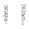 1.50ct Lab Grown Diamond Hoop Earrings 14KT White Gold