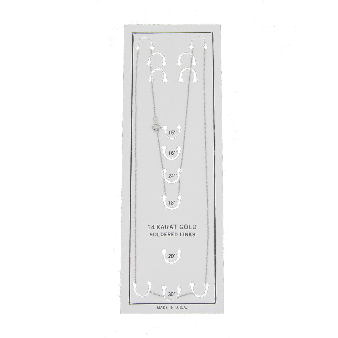 Womens chains 14KT White Gold