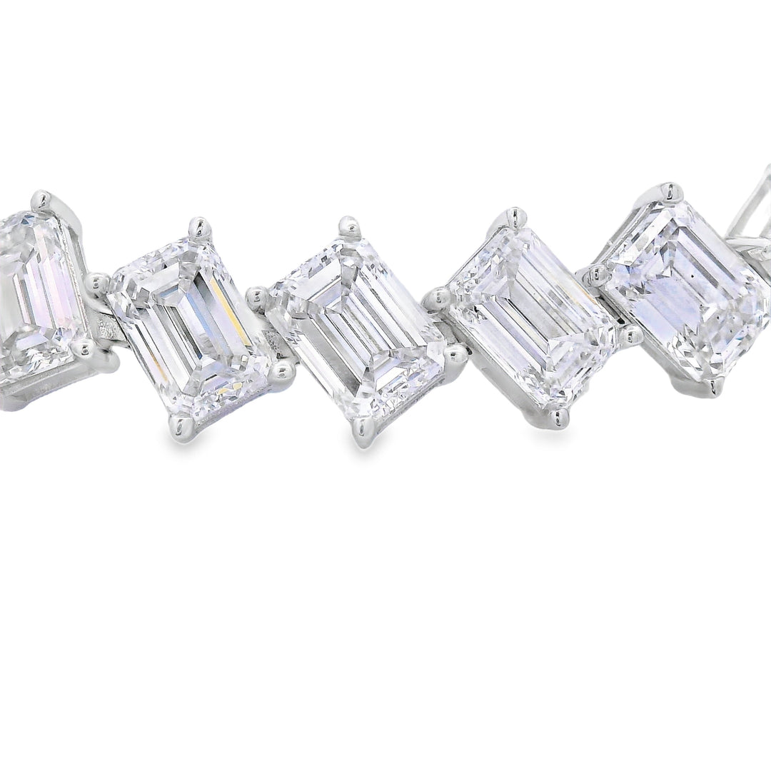 Lab Grown Diamond Tennis Bracelet 14KT White Gold