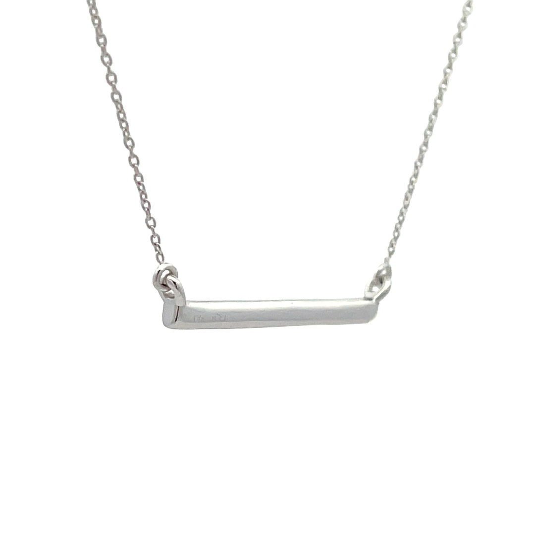 Natural .05ct Diamond Fashion Pendants 14KT White Gold