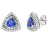 2.75ct Tanzanite Diamond Earrings 14KT Yellow Gold