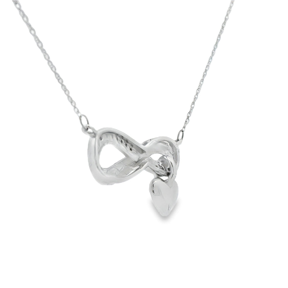Natural .04ct Diamond Fashion Pendants Sterling Silver