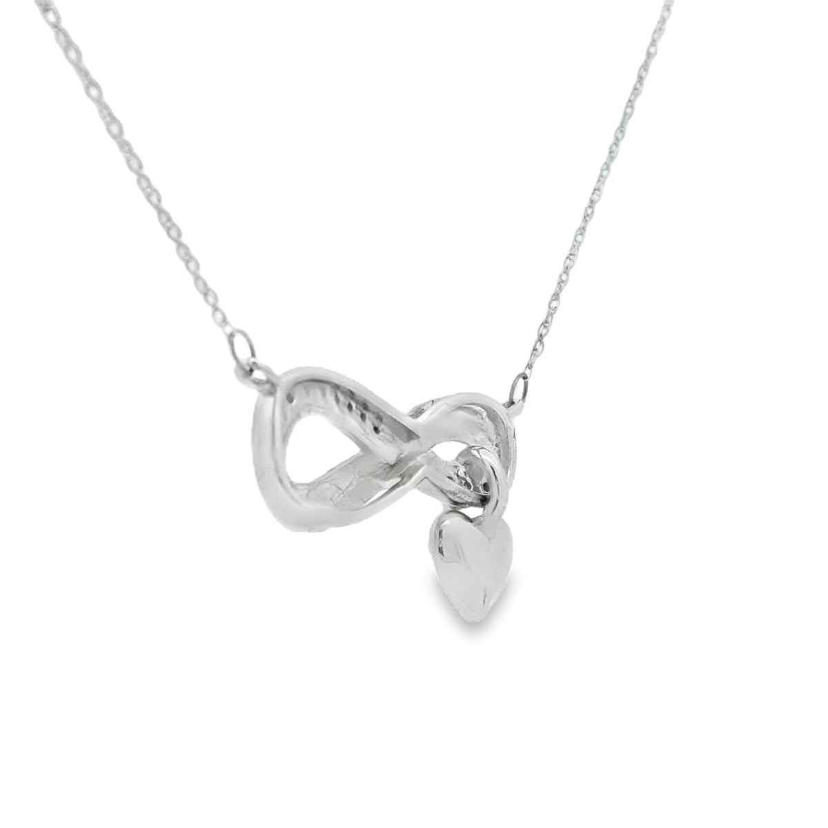 Natural .04ct Diamond Fashion Pendants Sterling Silver