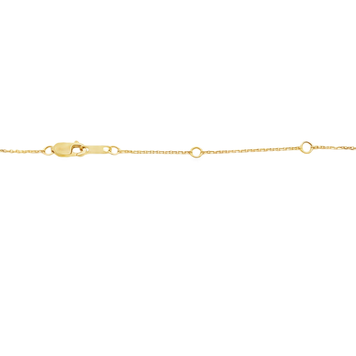 Colgantes de moda con diamante natural de .04ct en oro amarillo de 10kt