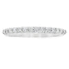 Genuine .25ct Diamond Wedding Band Ring 14KT White Gold
