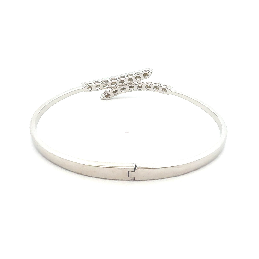 Auténtica Pulsera de Diamantes de .25 ct de Plata Esterlina