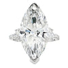 9.85ct Lab Grown Diamond Eng Only 14KT White Gold