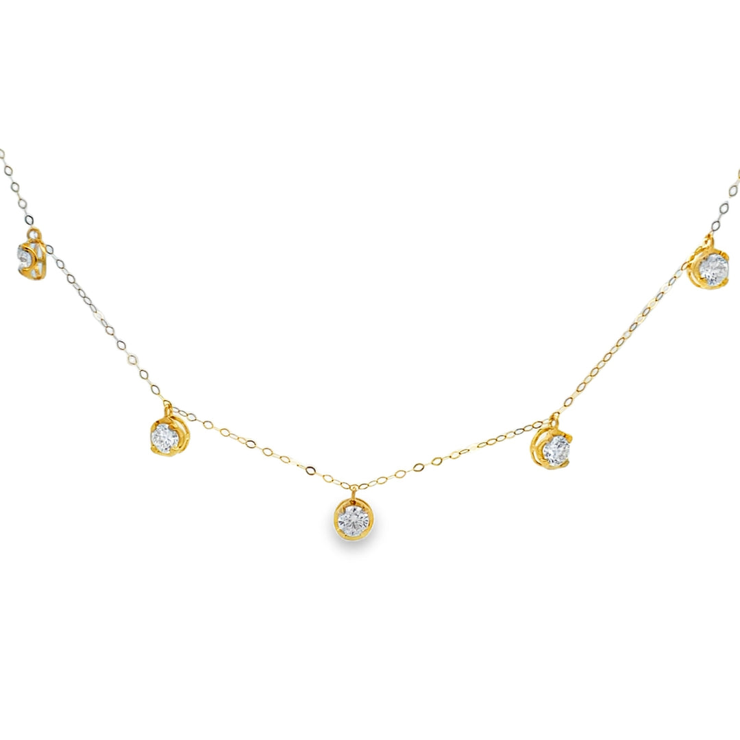 1.89ct Diamante cultivado en laboratorio Dia by yard Oro amarillo de 14KT