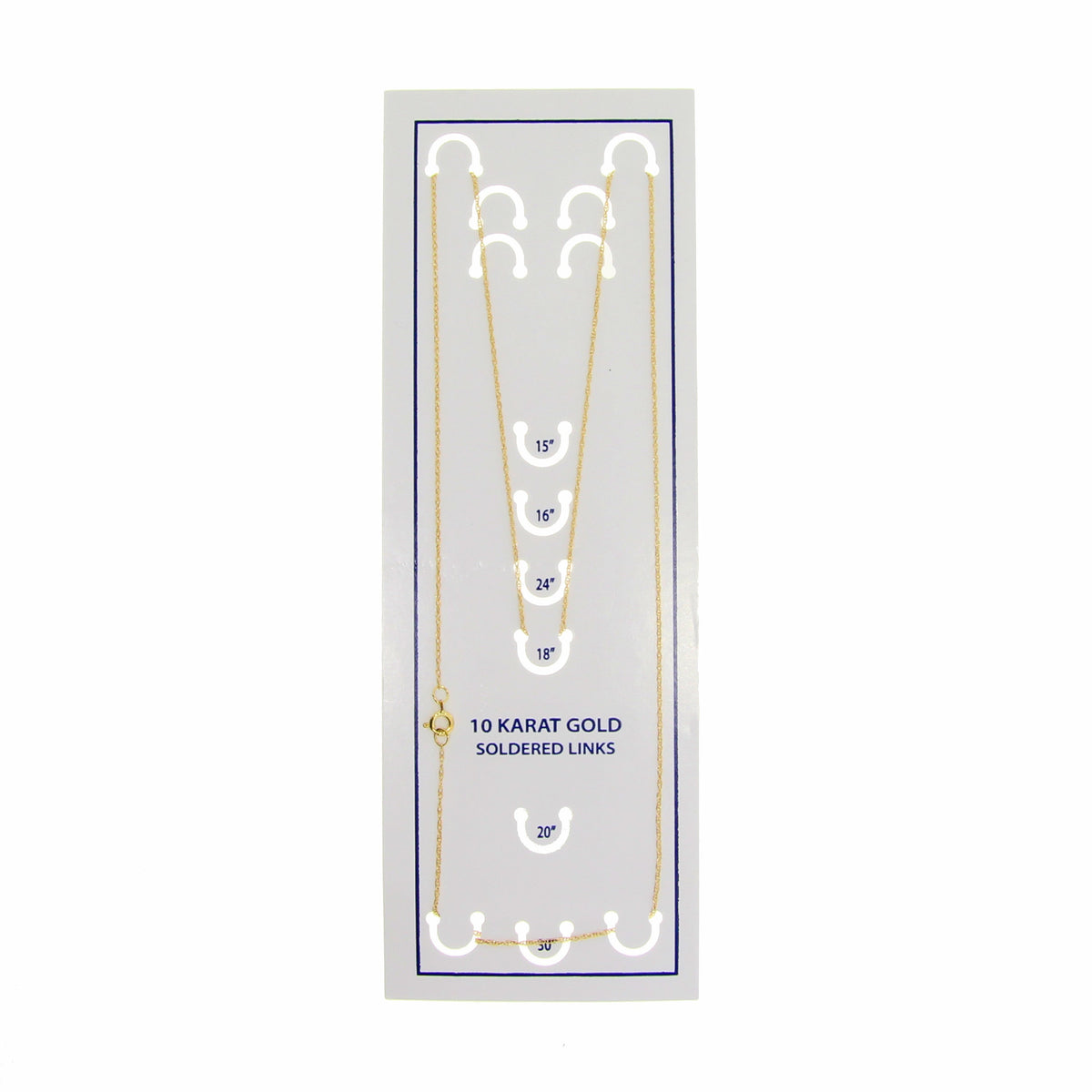 Cadenas de mujer de oro amarillo de 10 kt