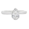 Natural .50ct Lab Grown Diamond  10KT White Gold