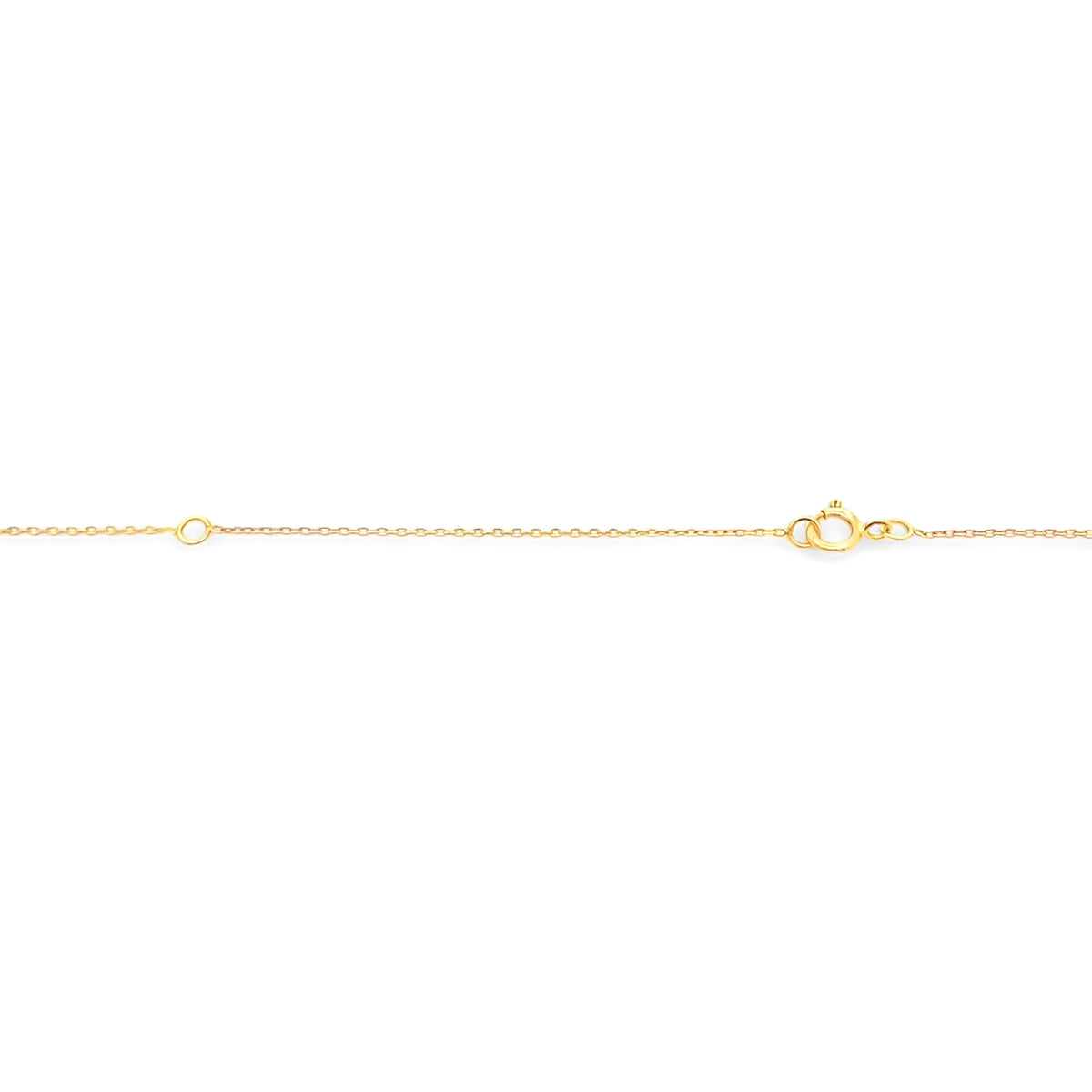 Colgantes de moda de zafiro y diamantes de oro amarillo de 14 quilates