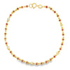 Natural .95ct Ruby Diamond Bracelet 14KT Yellow Gold