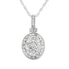 Genuine .25ct Diamond Fashion Pendants 10KT White Gold