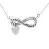 Natural .04ct Diamond Fashion Pendants Sterling Silver
