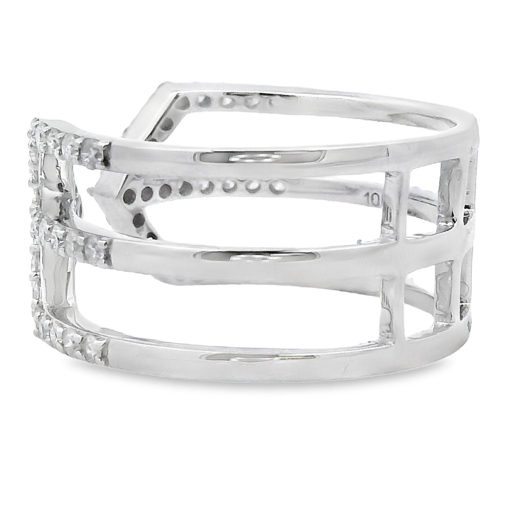 Genuine .50ct Diamond Ring 10KT White Gold