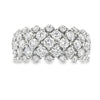 Lab Grown Diamond Fashion band rings 14KT White Gold