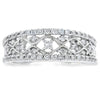 .50ct Diamond Fashion band rings 10KT White Gold