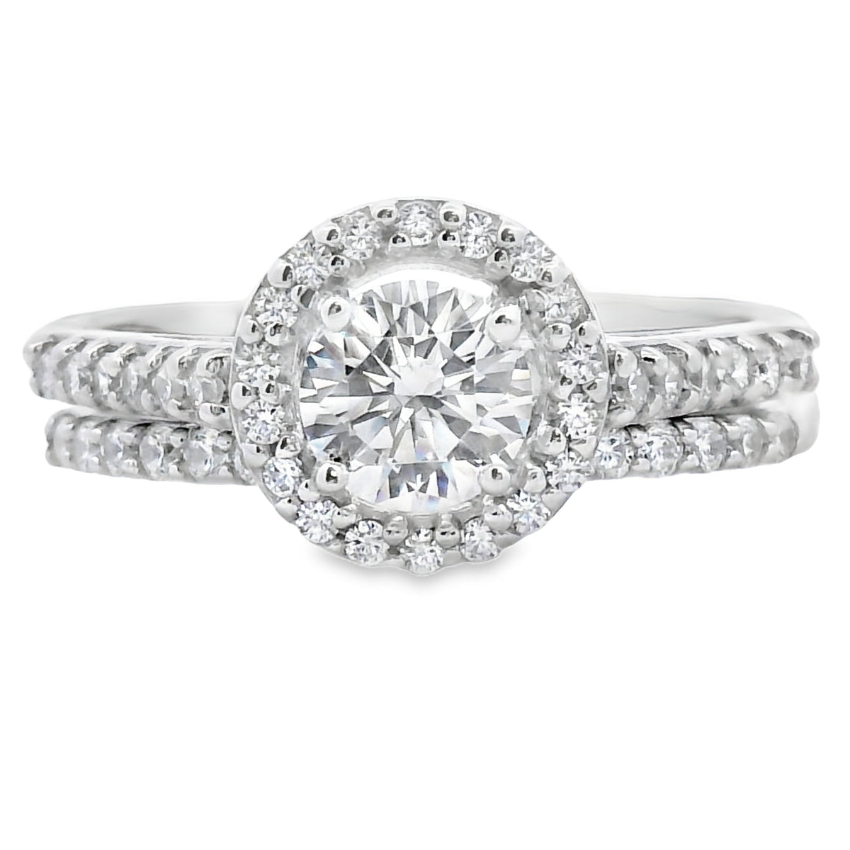 Natural Cubic Zirconia CZ SS Bridal Sterling Silver